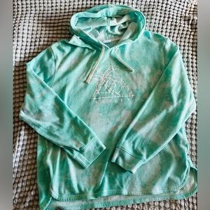 Hurley lightweight flowy tie dye throw on hoodie Women’s XL Beach ViBeS